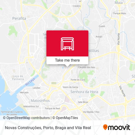 Novas Construções map