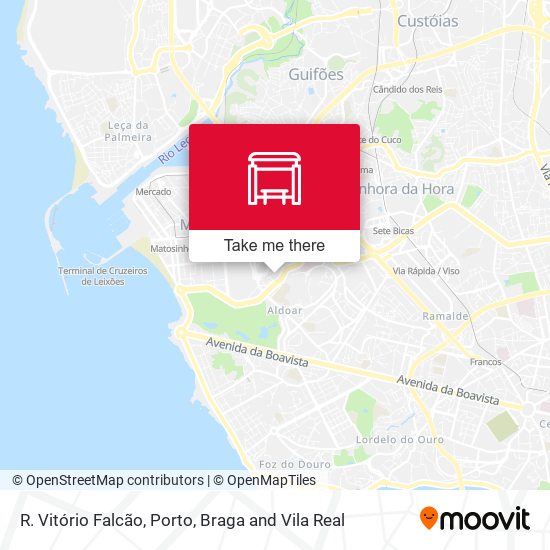 R. Vitório Falcão mapa