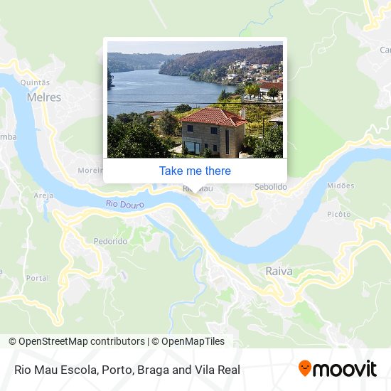 Rio Mau Escola map