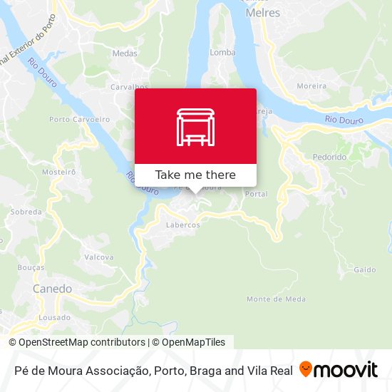 Pé de Moura Associação map