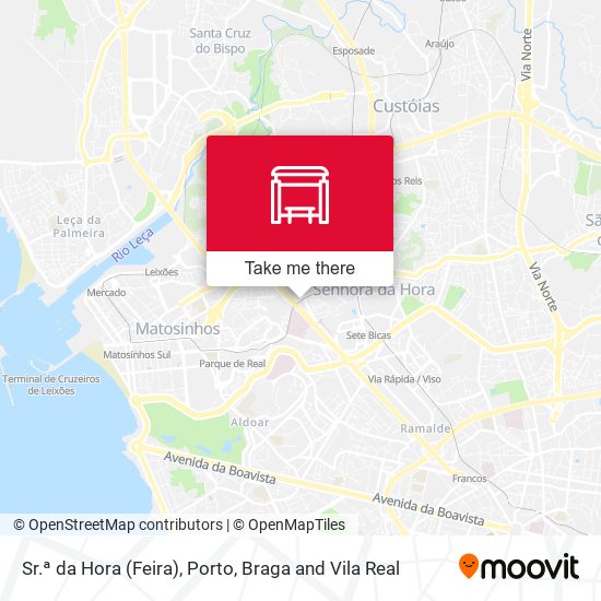Sr.ª da Hora (Feira) mapa