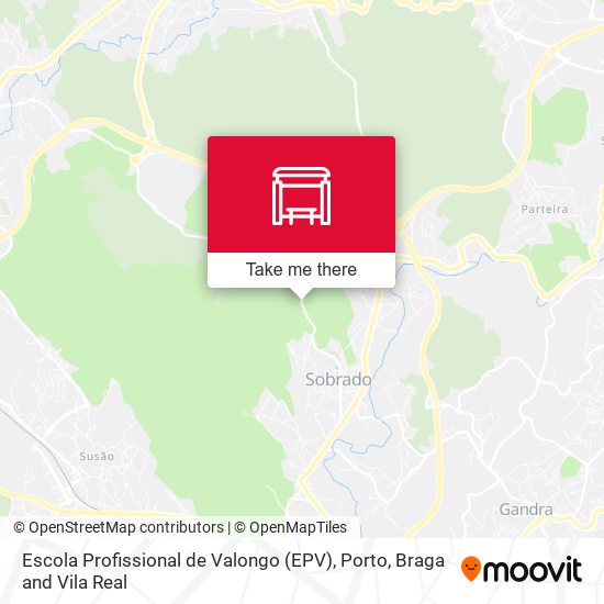 Escola Profissional de Valongo (EPV) mapa