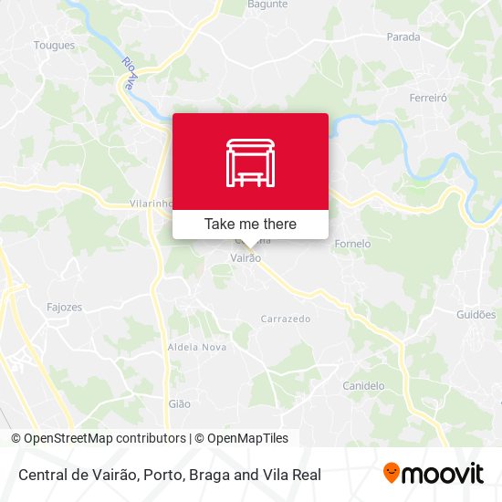 Central de Vairão mapa