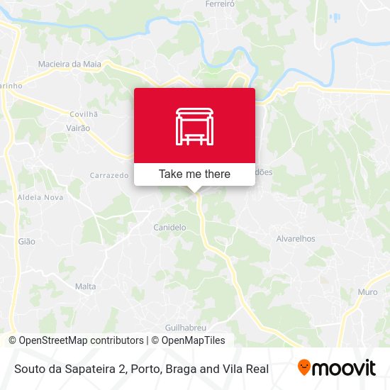 Souto da Sapateira 2 mapa