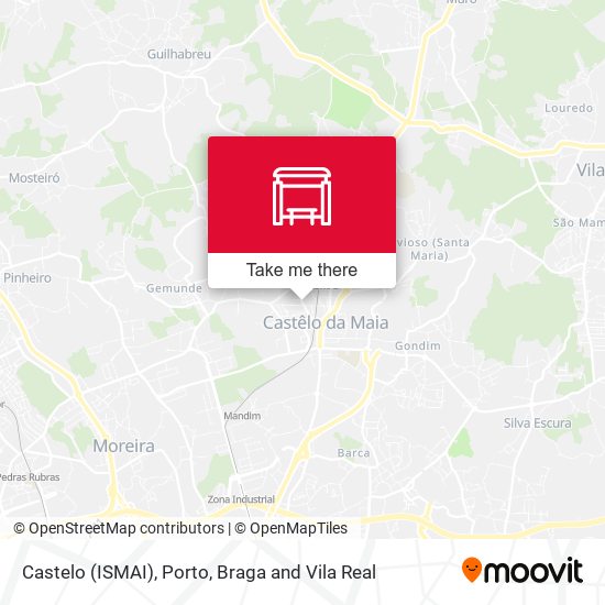 Castelo (ISMAI) mapa