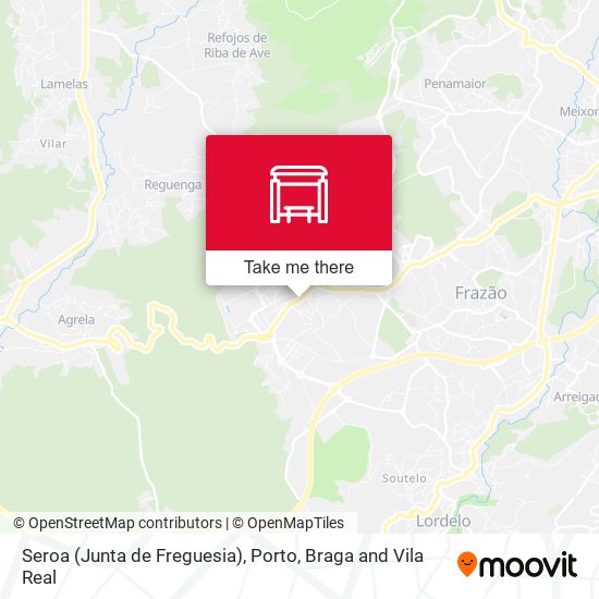 Seroa (Junta de Freguesia) mapa
