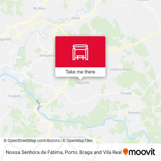Nossa Senhora de Fátima mapa