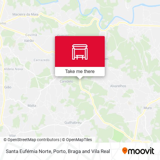 Santa Eufémia Norte mapa