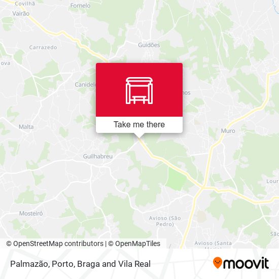 Palmazão mapa
