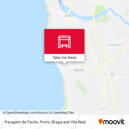 Paragem do Facho map