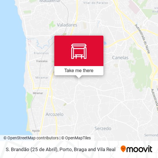 S. Brandão (25 de Abril) map