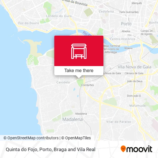 Quinta do Fojo map