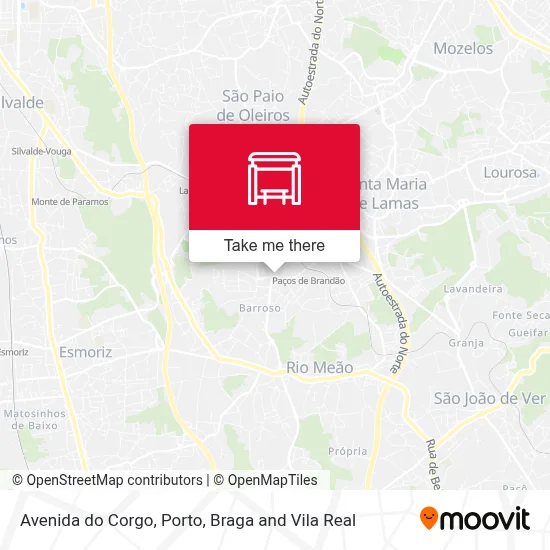 Avenida do Corgo map