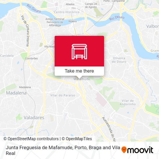 Junta Freguesia de Mafamude map