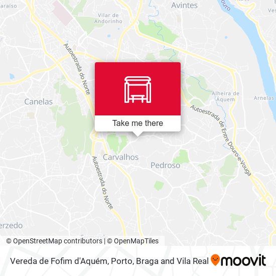 Vereda de Fofim d'Aquém mapa