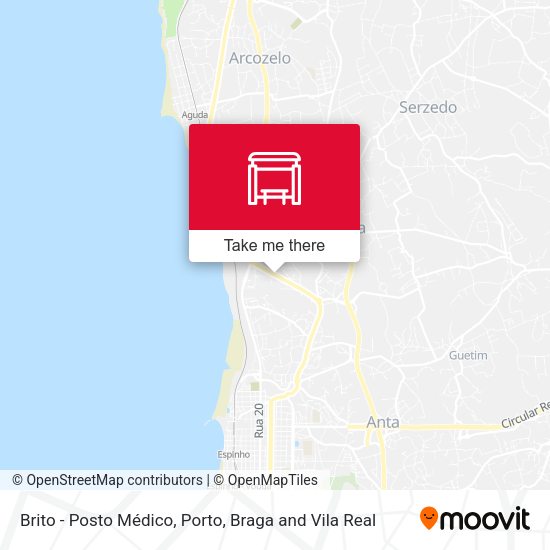Brito - Posto Médico map