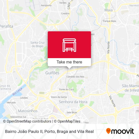 Bairro João Paulo II mapa