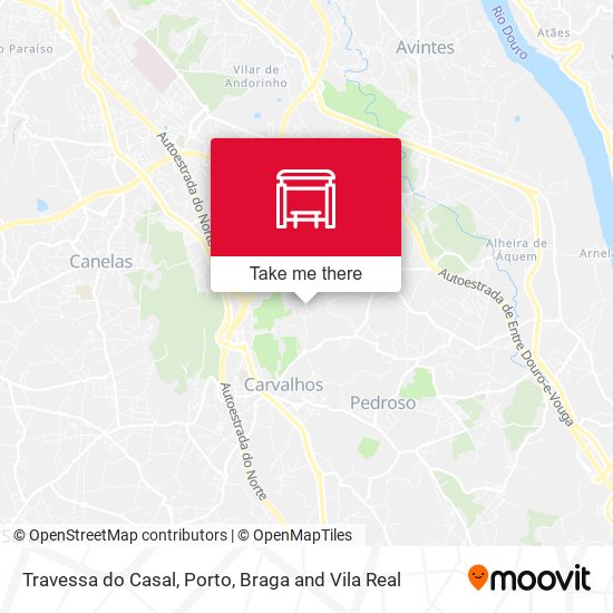 Travessa do Casal mapa