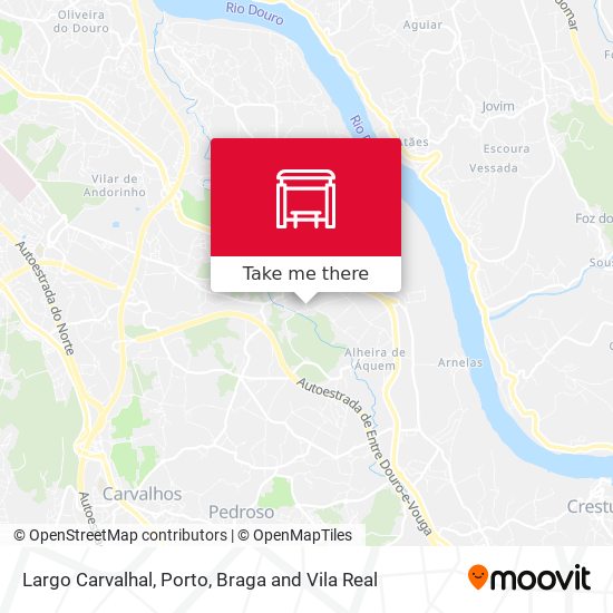 Largo Carvalhal mapa
