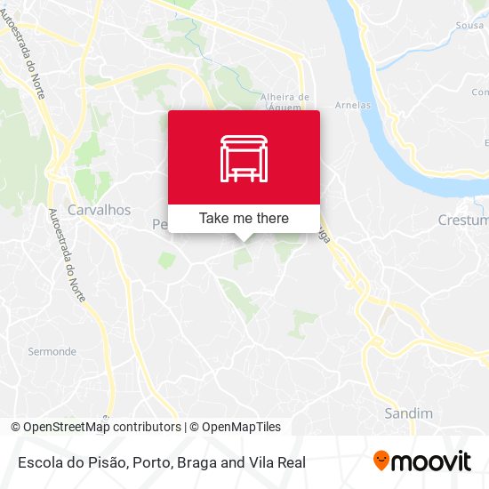 Escola do Pisão mapa