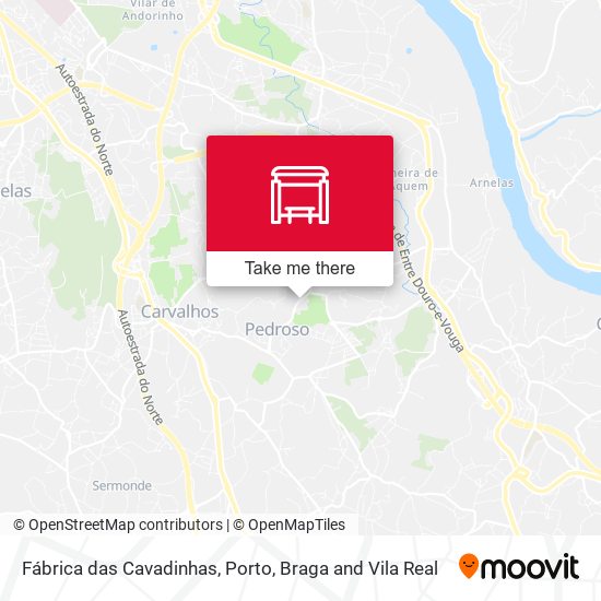 Fábrica das Cavadinhas map