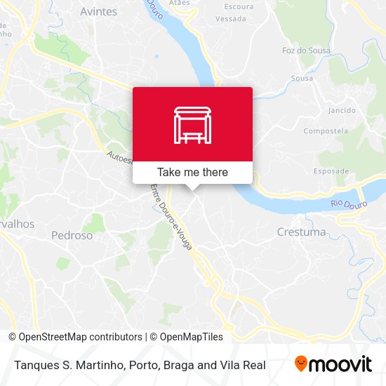 Tanques S. Martinho mapa