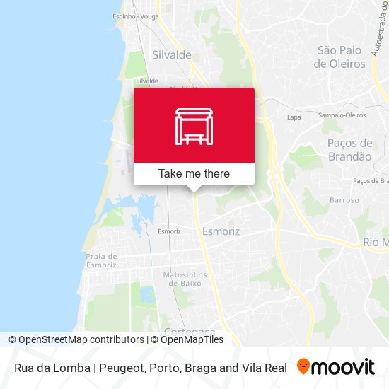 Rua da Lomba | Peugeot mapa