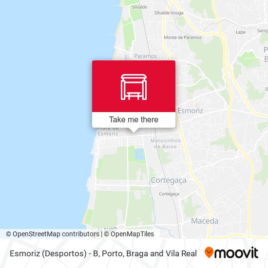 Esmoriz (Desportos) - B mapa