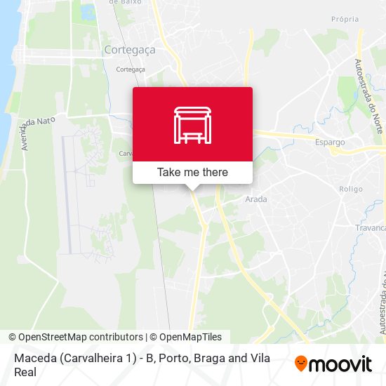 Maceda (Carvalheira 1) - B map