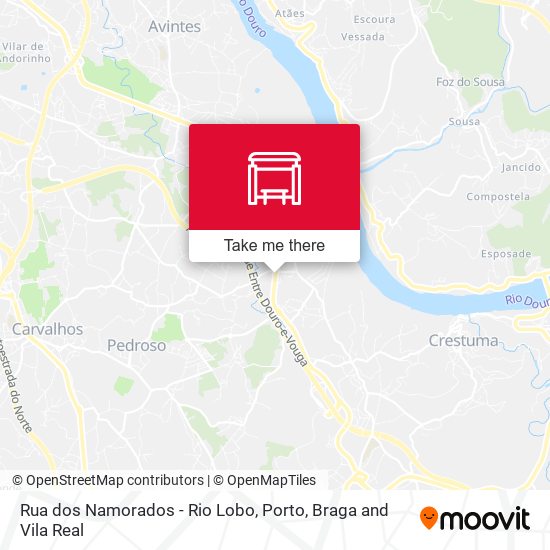 Rua dos Namorados - Rio Lobo map