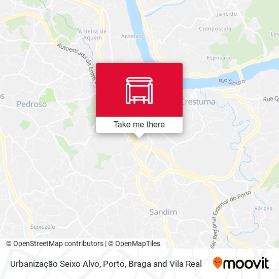 Urbanização Seixo Alvo mapa