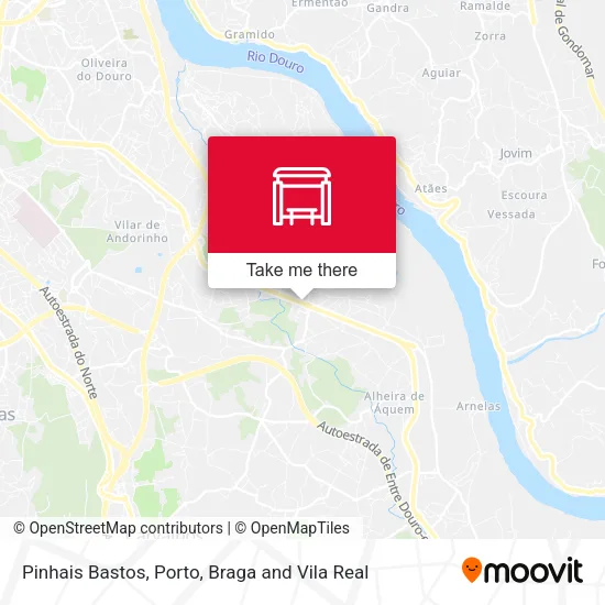 Pinhais Bastos map
