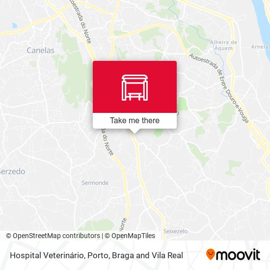 Hospital Veterinário mapa