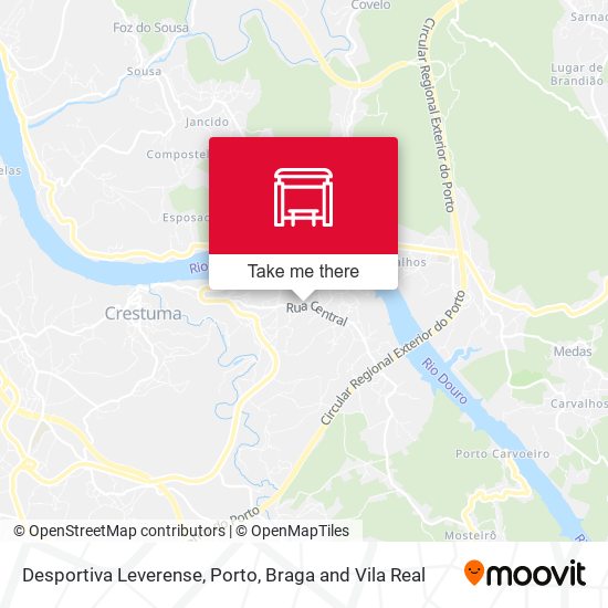 Desportiva Leverense map