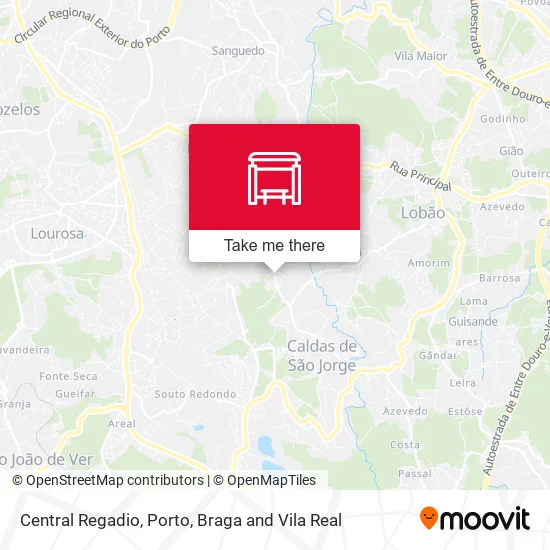 Central Regadio map