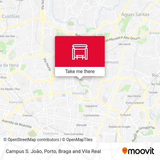 Campus S. João map