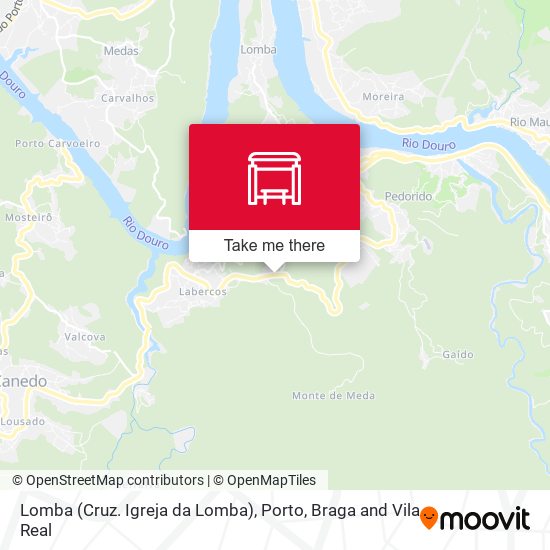 Lomba (Cruz. Igreja da Lomba) map