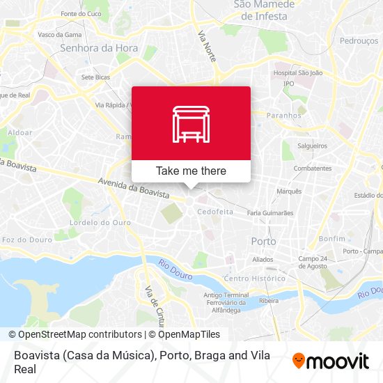 Boavista (Casa da Música) map