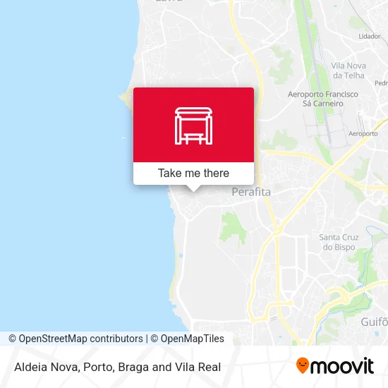 Aldeia Nova map