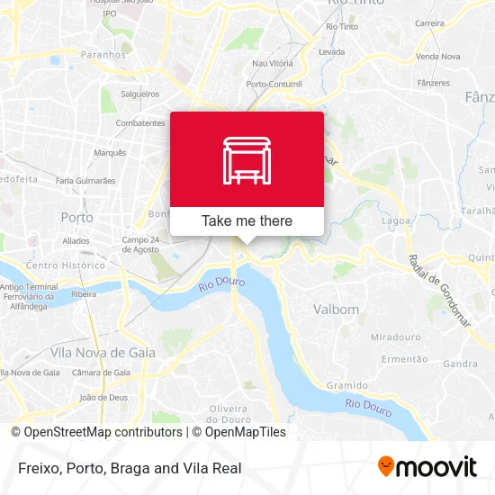 Freixo map