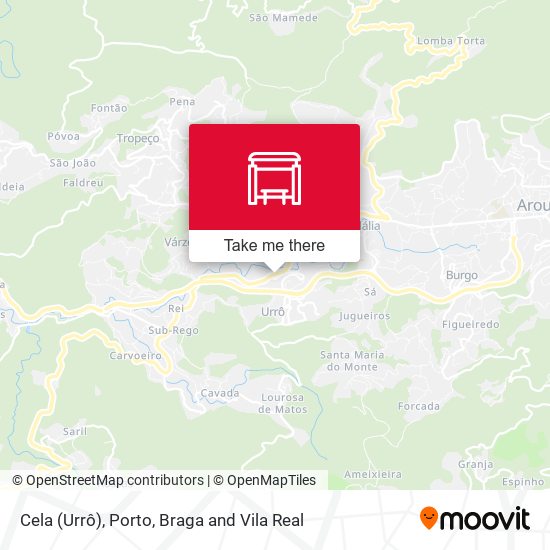 Cela (Urrô) mapa