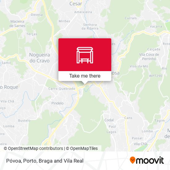 Póvoa mapa