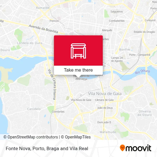 Fonte Nova map
