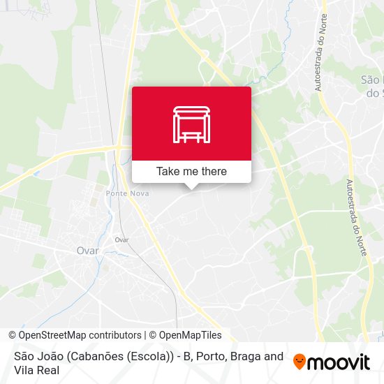 São João (Cabanões (Escola)) - B map