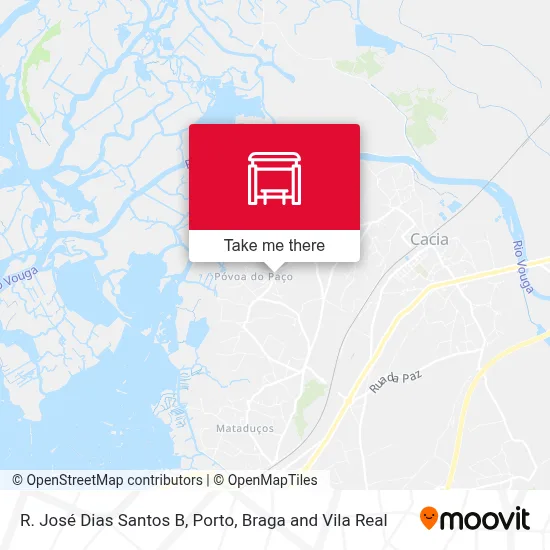 R. José Dias Santos B map