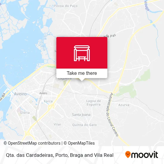 Qta. das Cardadeiras map