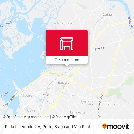 R. da Liberdade 2 A map