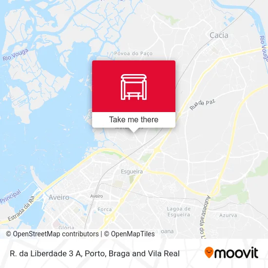 R. da Liberdade 3 A map