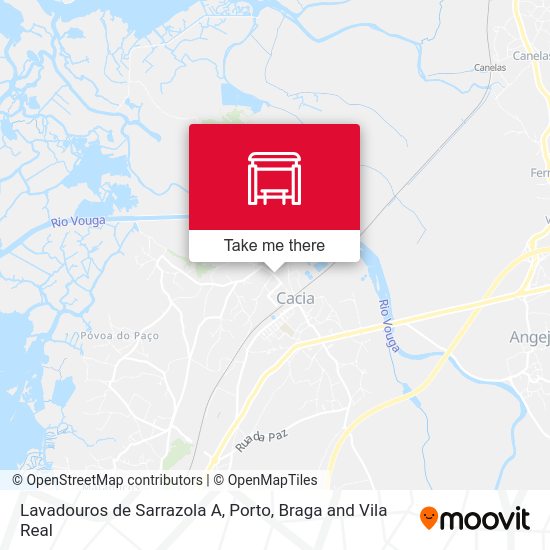 Lavadouros de Sarrazola A map