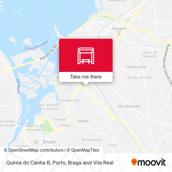 Quinta do Canha B map